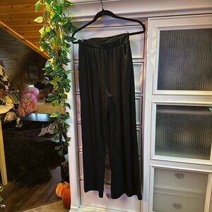 Abercrombie & Fitch Black Wide Leg Pants